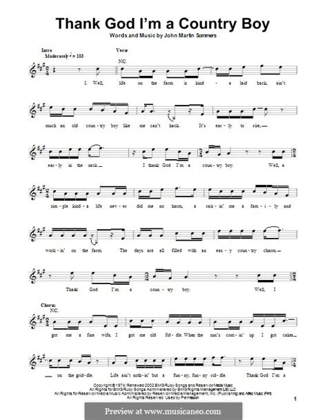 New what child is this? Thank God I'm a Country Boy by J.M. Sommers - sheet music on MusicaNeo