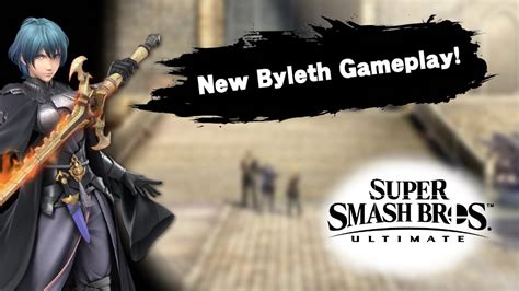 First Byleth Gameplay Super Smash Bros Ultimate Youtube