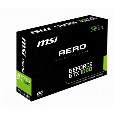 Msi Geforce Gtx 1080 Aero 8g Oc