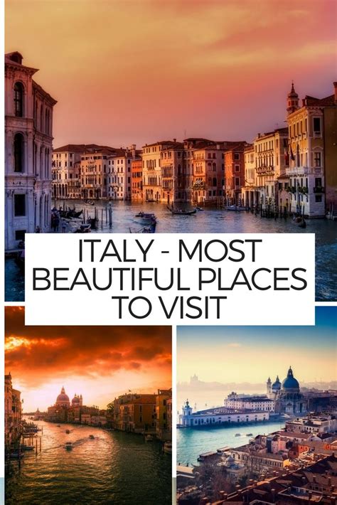 Italy Travel To Most Beautiful Destinations Italy Beautiful Places And