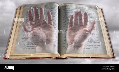 Hands Praying With Bible Stock Photo Alamy