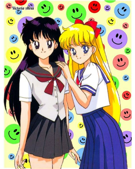 Rei And Mina Sailor Moon Art Sailor Venus Sailor Mars Science Fiction Comic Moon Drawing