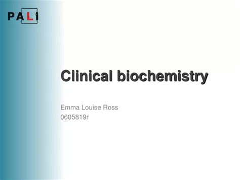 ppt clinical biochemistry powerpoint presentation free download id 485524