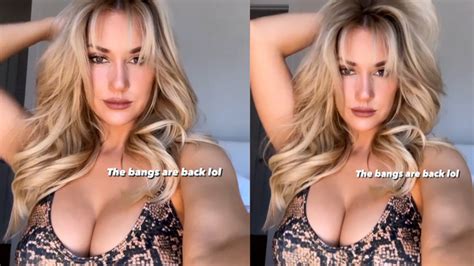Paige Spiranac Shows Off New Hair And Busty Look In Sexy Instagram