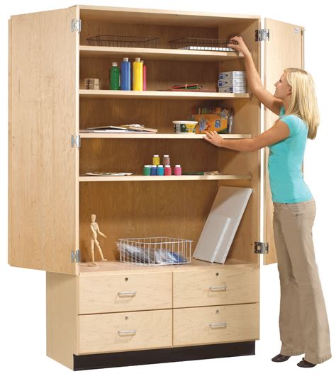 Shain GSC-8 Tall Storage Cabinet with Adjustable Shelves | Affordable Storage Cabinet & Shain ...