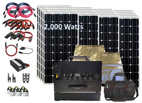 Titan 2000 Kit Best Portable Solar System For Rv Camping And Emergency