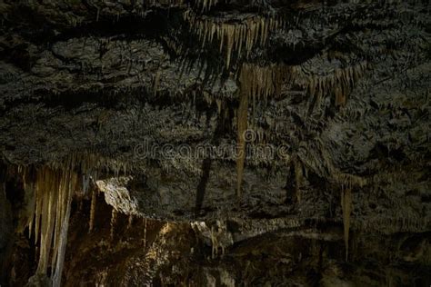 Limestone Formations Inside Macocha Caves Stock Photo Image Of