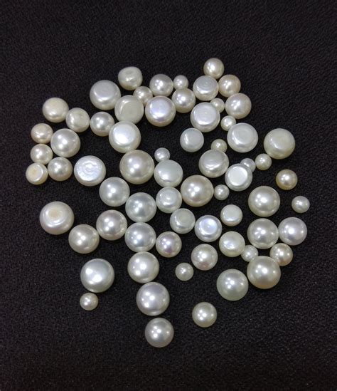 High Quality Freshwater Button Pearl At Rs 35carat Freshwater Pearls