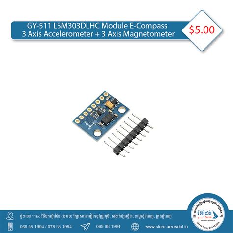 Gy 511 Lsm303dlhc Module E Compass 3 Axis Accelerometer 3 Axis