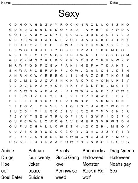 Sexy Word Search Wordmint