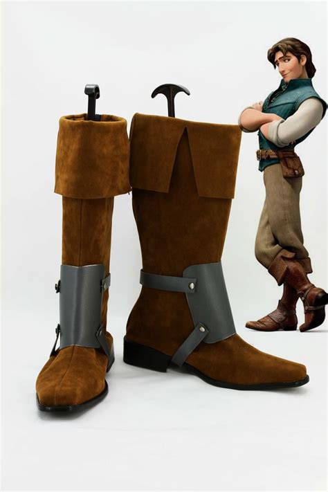 Disney Tangled Prince Flynn Rider Cosplay Boots Costume From Tangled
