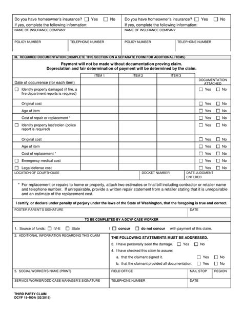 Dcyf Form 18 400a Fill Out Sign Online And Download Fillable Pdf