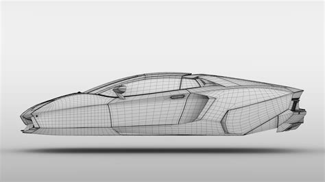 Lamborghini Aventador Flying 2017 By Creator3d 3docean