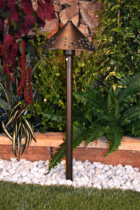 Constellation By Unique Lighting Systems 12 Volt Brass Path Light