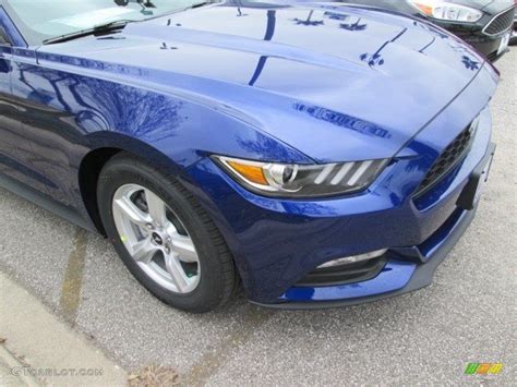 2015 Deep Impact Blue Metallic Ford Mustang V6 Coupe 102665026 Photo