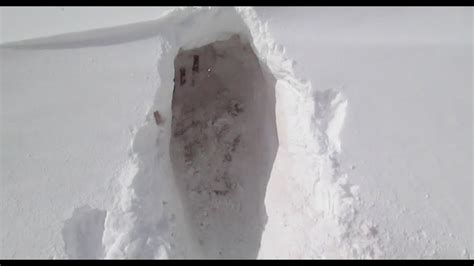 How To Build A Snow Cave Youtube