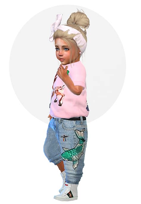 Sims4 Boutique ♔ ★ Designer Set For Toddler Girls Ts4 ★ Fashion Baby