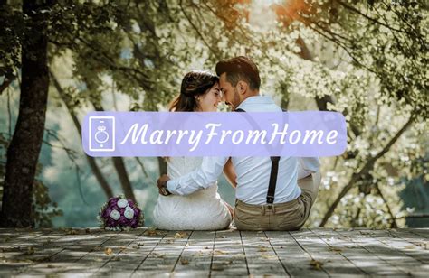 How To Get Married Without A Wedding Marryfromhome