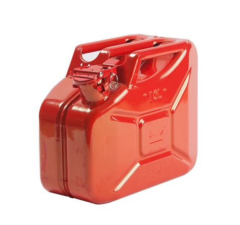 Metal Jerry Can 10 Lt Red 09mm Sandleford