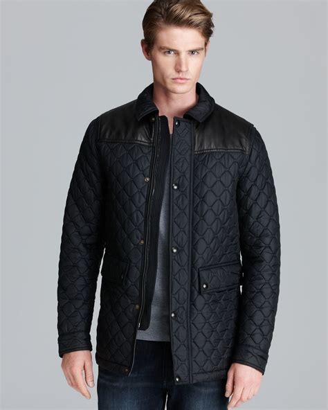 Burberry London Highgrove Quilted Jacket In Black For Men Lyst