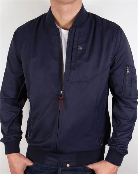 Maybe you would like to learn more about one of these? Pretty Green Ventura Jacket Navy Blue,bomber,coat