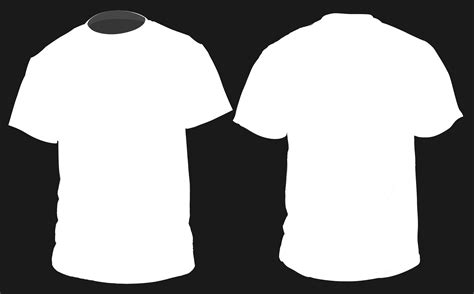 T Shirt Plain Back And Front Clipart Best