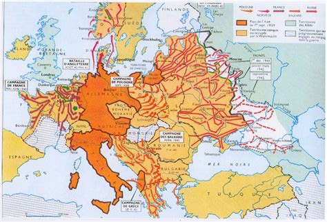 Europe 1943 Nazi Camps In Occupied Europe 1943 1944 Map