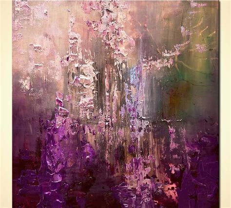 Painting For Sale Purple Abstract Art Modern Palette