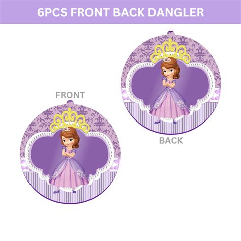 Enchanting Sofia Theme Birthday Party Decorations - Banner, Cutouts, F