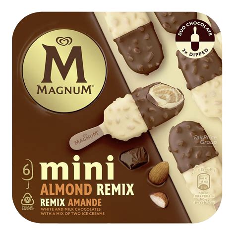 Magnum Mini Ice Cream Almond Remix Ntuc Fairprice