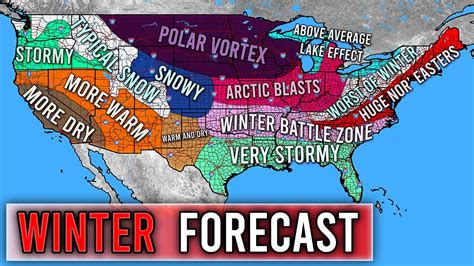 Map Of Us Weather Predictions For Winter Of 2022 Subway Map 2022