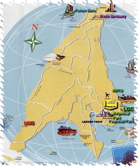 Map Of Labuan