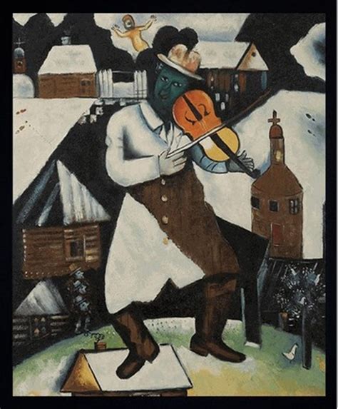 Chagall Fiddler On The Roof D3canvas
