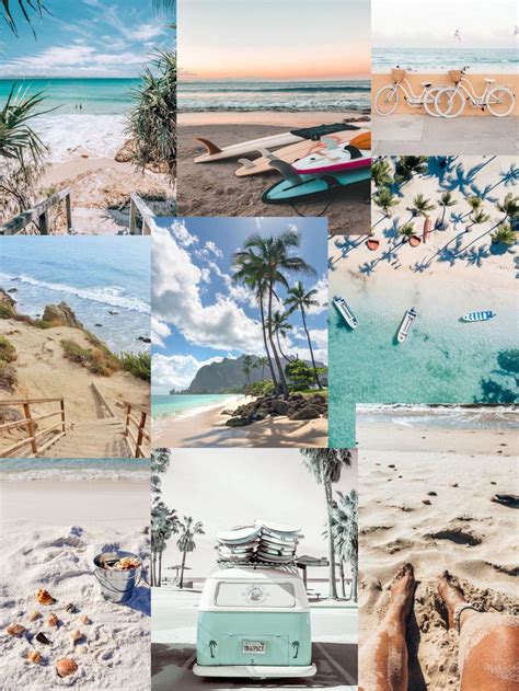 The Best Beach Aesthetic Wallpaper Collage 2022
