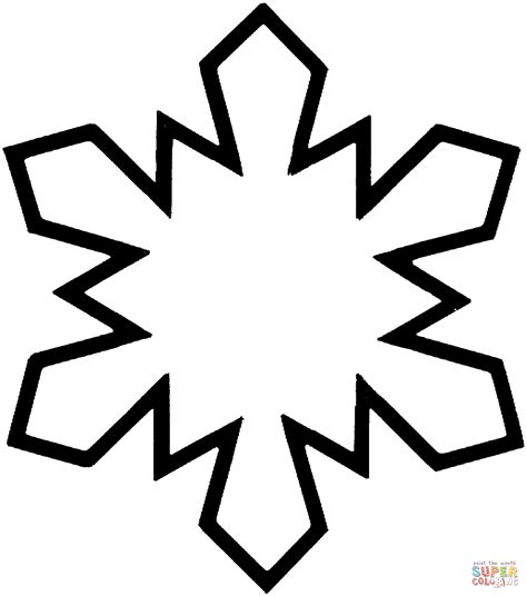 Snowflake Coloring Page