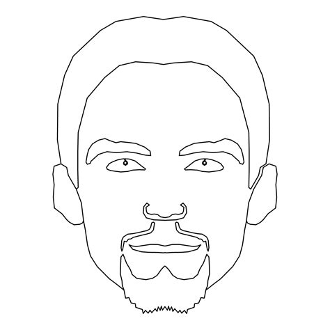 Male Face Outline Drawing Face Outline Man Clip Label Clipart Svg