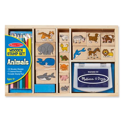 Melissa And Doug Animal Stamp Set Online Toys Australia