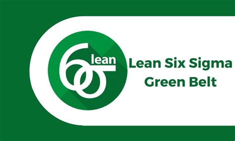 Lean Six Sigma Green Belt Training In Brisbane At Cbis