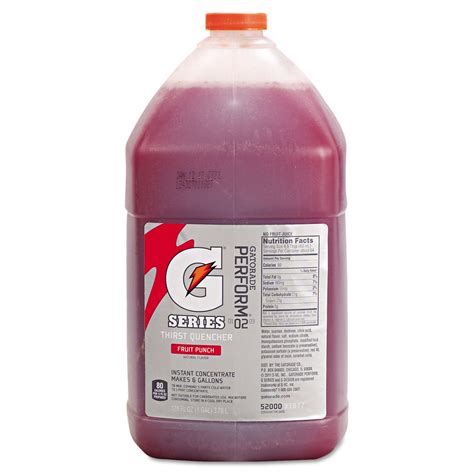 Gatorade 33977 Liquid Concentrate Fruit Punch One Gallon Jug 4
