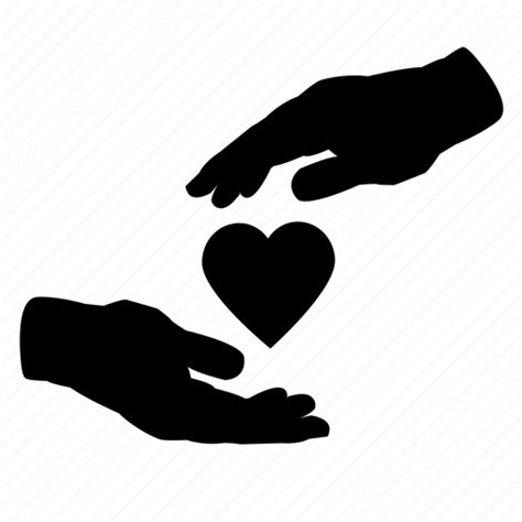 Care Giving Hands Healthcare Love Support Help Icon Download On