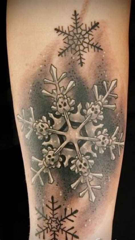 Pin By Traci Kuchera On тату Winter Tattoo Snow Flake Tattoo Shadow
