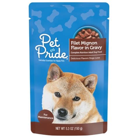 Pet Pride Filet Mignon In Gravy Wet Dog Food 53 Oz Kroger