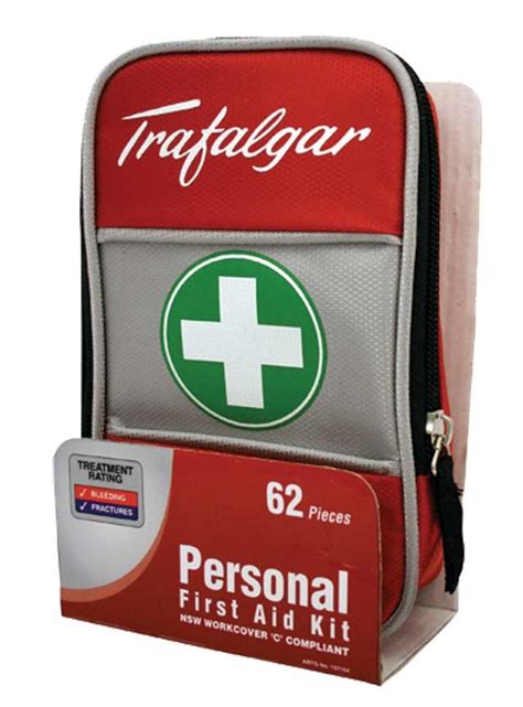 Trafalgar Personal First Aid Kit 62pce