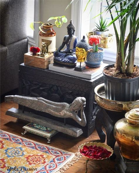 People, who follow feng shui while designing in this ideabook, we've highlighted a few feng shui tips that will help you to set a buddha statue in the right place in your home and reap the benefits. Buddha, peaceful corner, zen, home decor, Indian home decor, interior styling, zen decor, Buddha ...