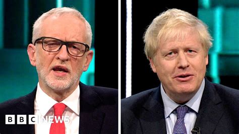 Election Debate Johnson And Corbyn Clash Over Brexit Bbc News
