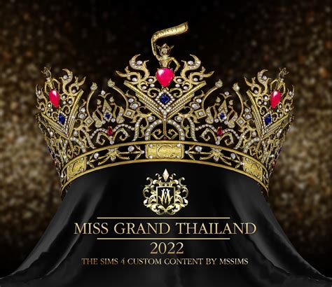 Mssims — Miss Grand Thailand 2022 Crown For The Sims 4