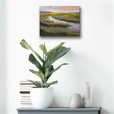 Red Barrel Studio Epic Art A Glimmer On The Marsh By Alejandra Gos A