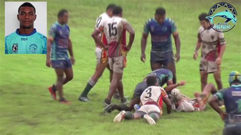 Semi Valemei Scores For The West Fiji Dolphins Youtube