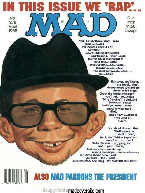 Mad Issue 278 April 1988 Mad Magazine Mad Mad World