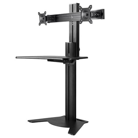 Quality, price, durability and size. Adjustable Height Sit Stand Work Computer Double Monitor ...